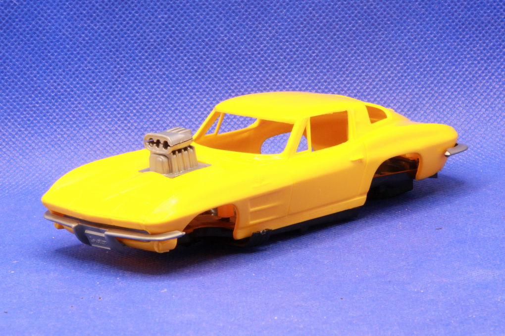 Slotcars66 Chevrolet Corvette C2 Sting Ray 1/32nd scale MPC ? plastic model kit  